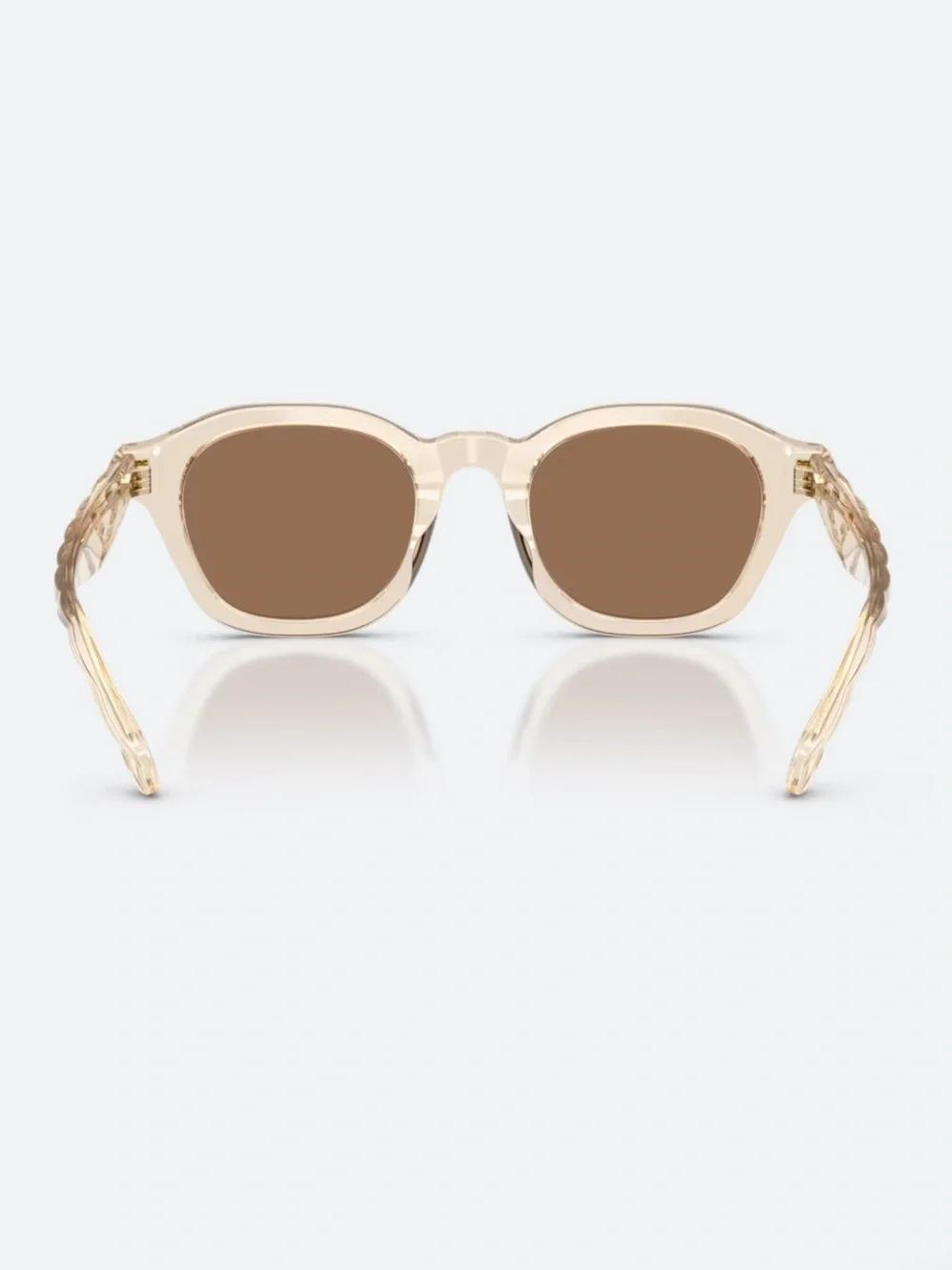 Tory Burch Kira Round Sunglasses NWT Transparent Beige